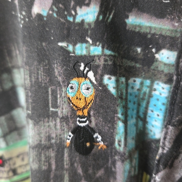 Robert Graham Embroidered Shirt Mens XL RARE Urban Streetwear - Picture 9 of 15